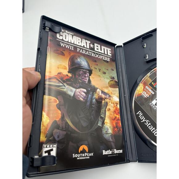Combat Elite WWII Paratroopers PS2 - TESTED WORKING - CIB - Picture 9 of 9